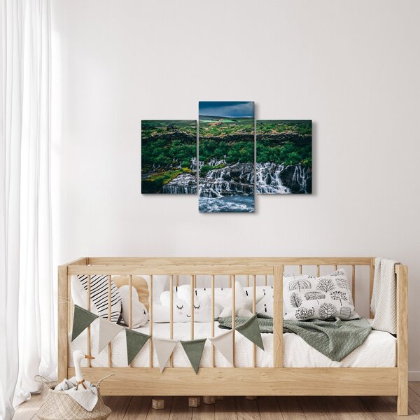Vízesések képe a természetben (90x60 cm)