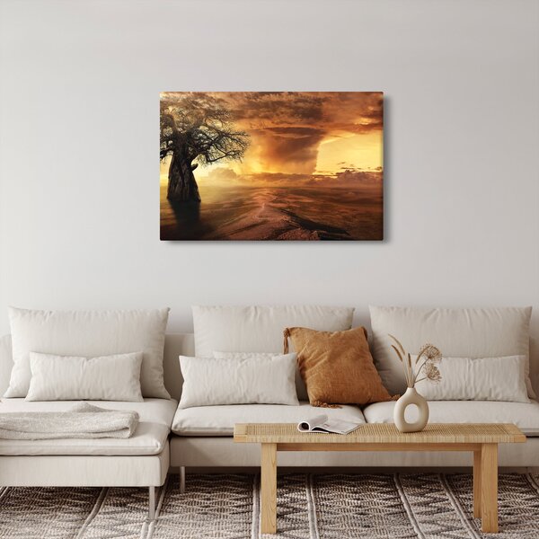 Narancssárga felhők képe (90x60 cm)