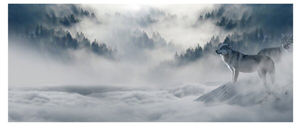A farkasok képe (120x50 cm)