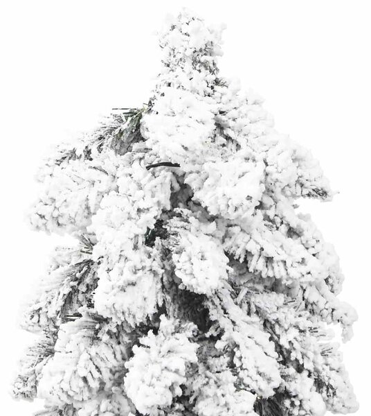 Megvilágított műkarácsonyfa 100 LED-del és hóval 180 cm