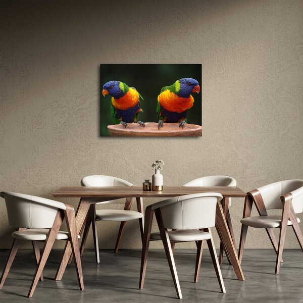 Papagájok képe (70x50 cm)