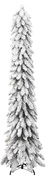 Megvilágított műkarácsonyfa 100 LED-del és hóval 180 cm