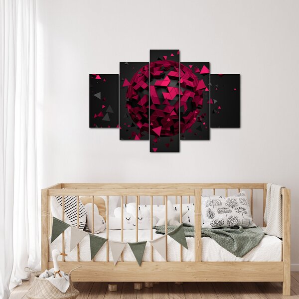 A 3D absztrakció képe (150x105 cm)