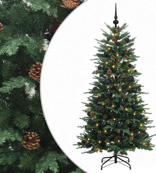 Műanyag Hajtogatós Karácsonyfa 150 cm 150 LED Meleg fehér