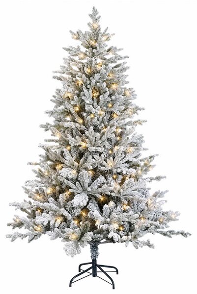 Műanyag Hajtogatós Karácsonyfa 120 cm 150 LED Meleg fehér