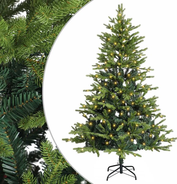 Műanyag Hajtogatós Karácsonyfa 210 cm 300 LED Meleg fehér