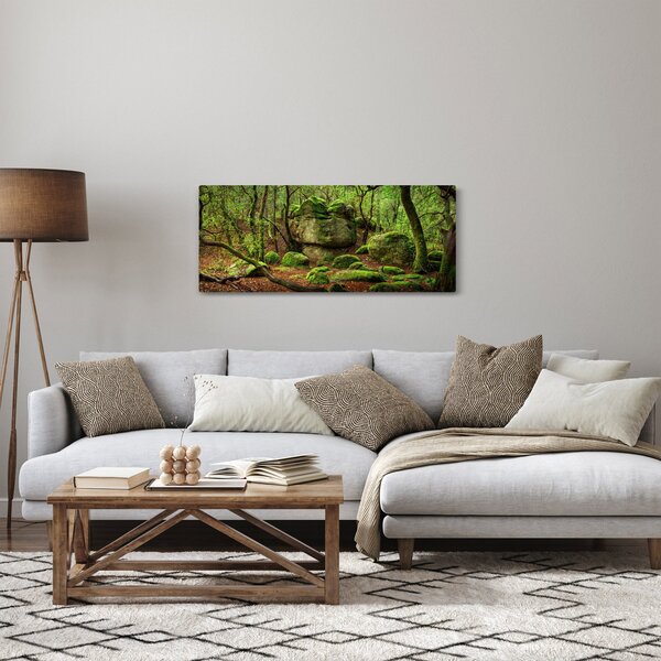 Egy varázslatos erdő képe (120x50 cm)