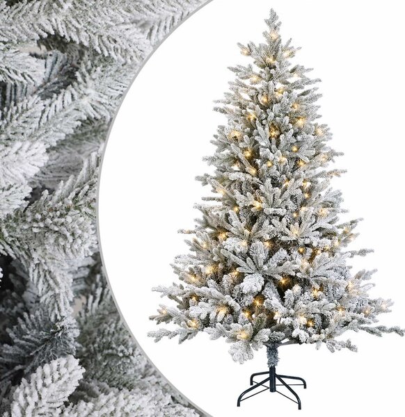 Műanyag Hajtogatós Karácsonyfa 120 cm 150 LED Meleg fehér
