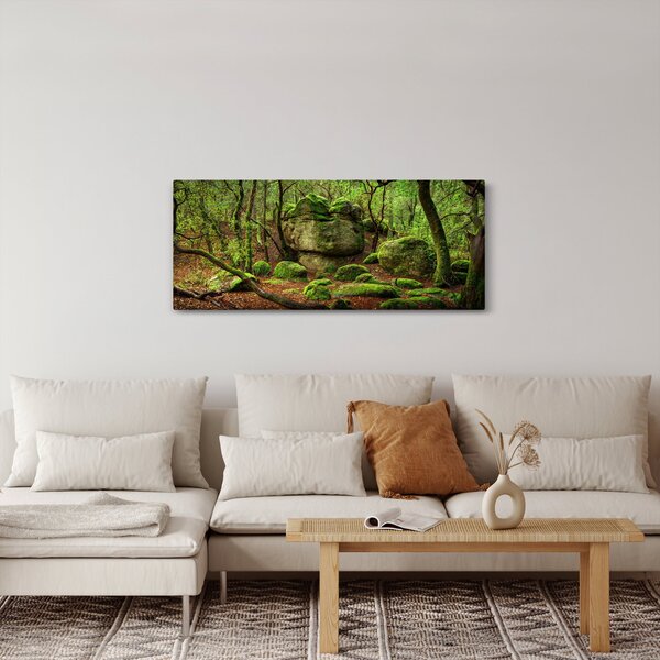 Egy varázslatos erdő képe (120x50 cm)