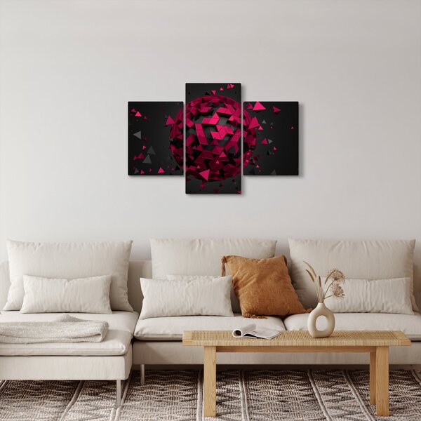 A 3D absztrakció képe (90x60 cm)