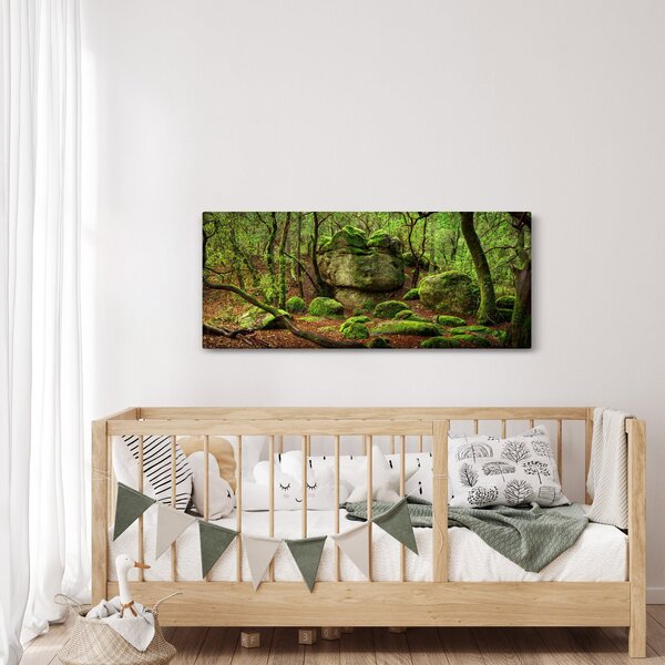 Egy varázslatos erdő képe (120x50 cm)