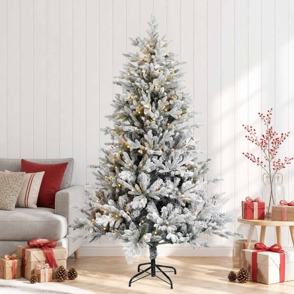 Műanyag Hajtogatós Karácsonyfa 120 cm 150 LED Meleg fehér