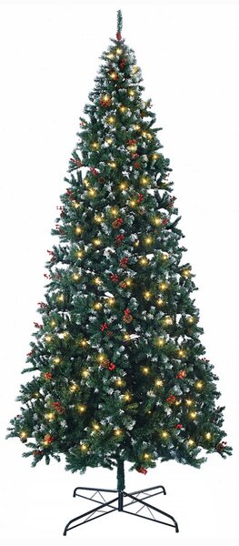 Műanyag Hajtogatós Karácsonyfa 400 cm 600 LED Meleg fehér