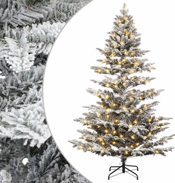 Műanyag Hajtogatós Karácsonyfa 150 cm 150 LED Meleg fehér
