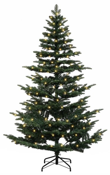 Műanyag Hajtogatós Karácsonyfa 120 cm 150 LED Meleg fehér