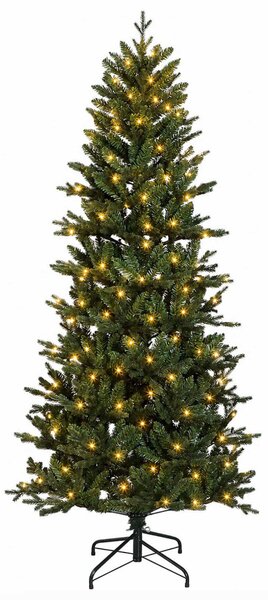 Műanyag Hajtogatós Karácsonyfa 120 cm 150 LED Meleg fehér