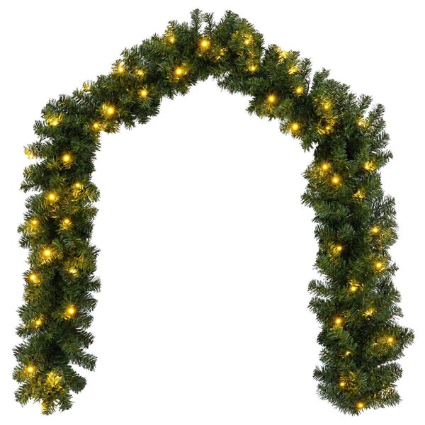 Mini karácsonyfa szett 120 cm 275 LED Meleg fehér PVC Zöld
