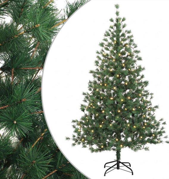 Műanyag Hajtogatós Karácsonyfa 210 cm 300 LED Meleg fehér