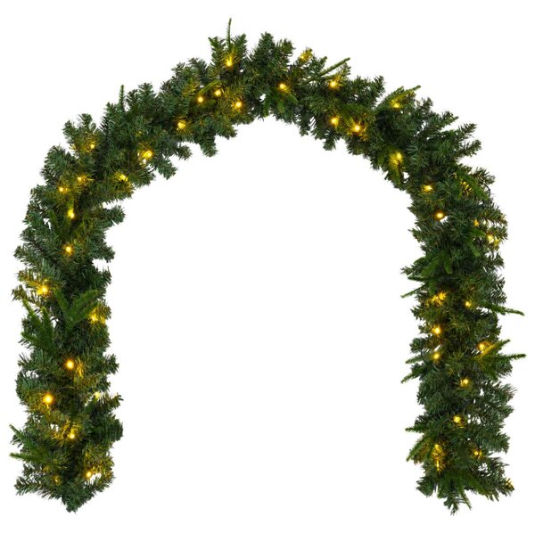 Mini karácsonyfa szett 120 cm 275 LED Meleg fehér PVC és PE