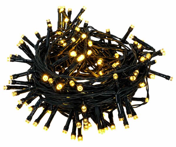 Mini Karácsonyfa 120 cm 100 LED Meleg fehér PVC és PE Zöld