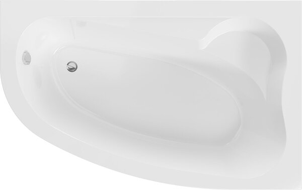 Mexen Westa sarokfürdőkád jobb 160 x 100 cm, fehér - 560116010002