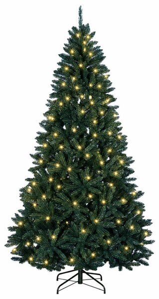 Műanyag Hajtogatós Karácsonyfa 210 cm 300 LED Meleg fehér