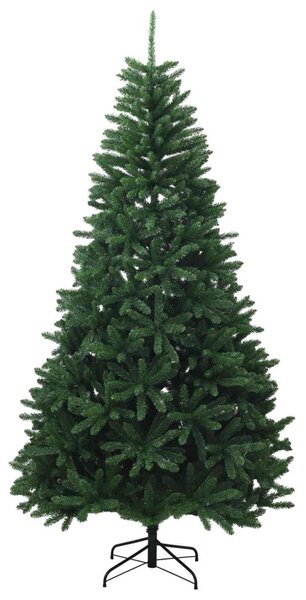 Műkarácsonyfa középzöld gömbökkel 270 cm 600 LED Meleg fehér