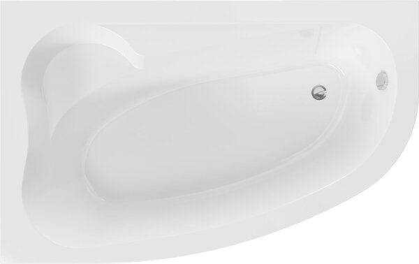 Mexen Westa sarok kád bal 160 x 100 cm, fehér - 560116010001