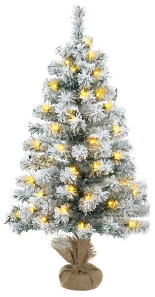Mini karácsonyfa szett 45 cm 125 LED Meleg fehér PVC