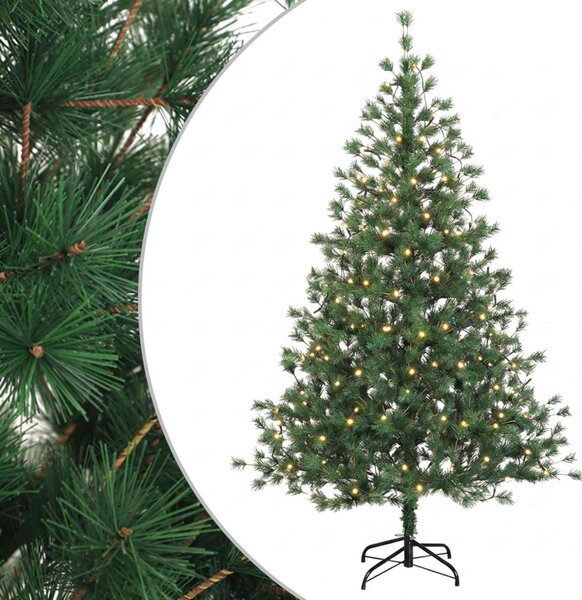 Műanyag Hajtogatós Karácsonyfa 150 cm 150 LED Meleg fehér