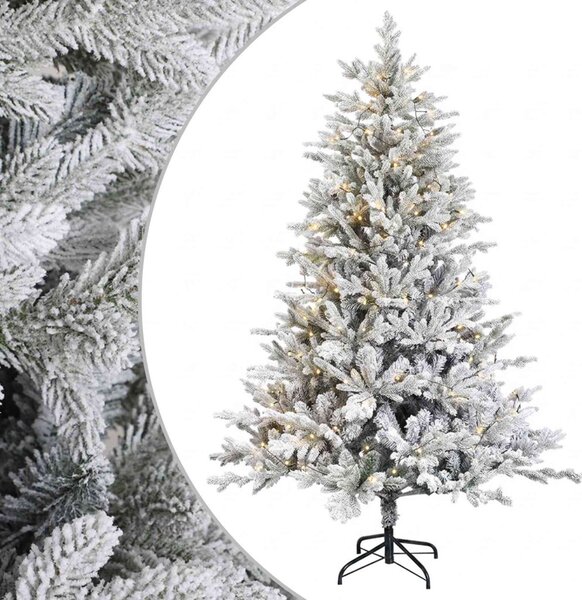 Műanyag Hajtogatós Karácsonyfa 150 cm 150 LED Meleg fehér