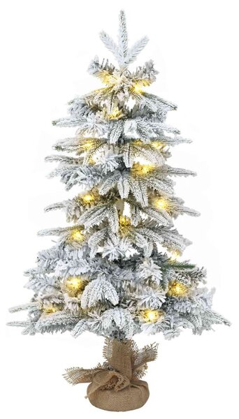 Mini Karácsonyfa 45 cm 125 LED Meleg fehér PVC és PE