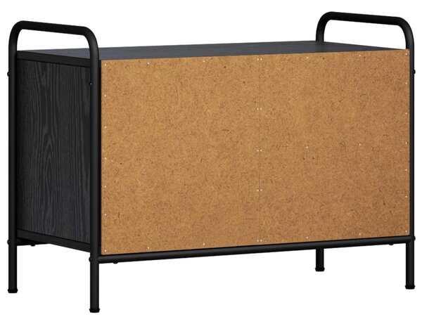 TV szekrény 67,5 x 33 x 50 cm Fekete Tölgy