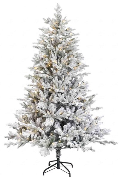 Műanyag Hajtogatós Karácsonyfa 150 cm 150 LED Meleg fehér