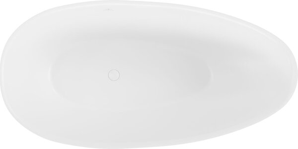 Mexen Milano szabadon álló kád konglomerátumból 150 x 82 cm, fehér matt - 57301508500