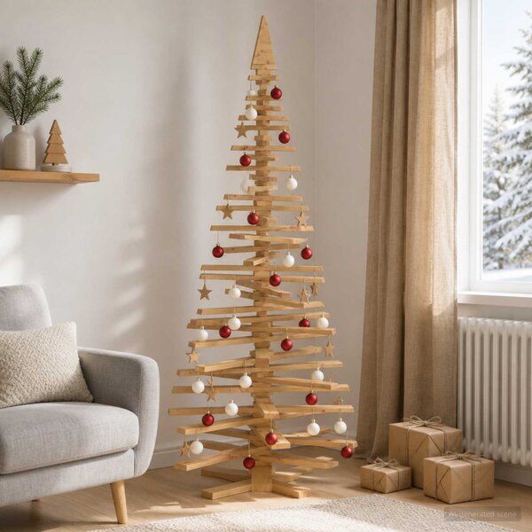 Fából készült Karácsonyfa KOTKA 240 cm Tömör Fenyőfa