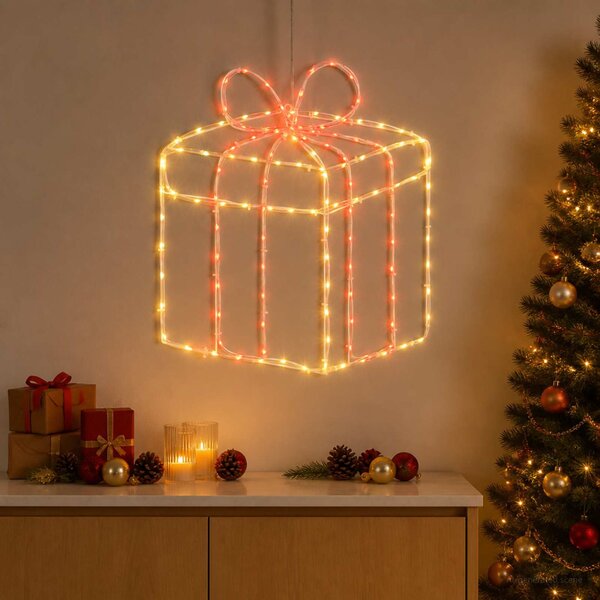 Karácsonyi világító ablakdísz sziluettek LOVIISA 200 LED