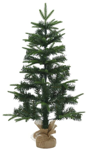 Mini karácsonyfa szett 90 cm PVC és PE Zöld