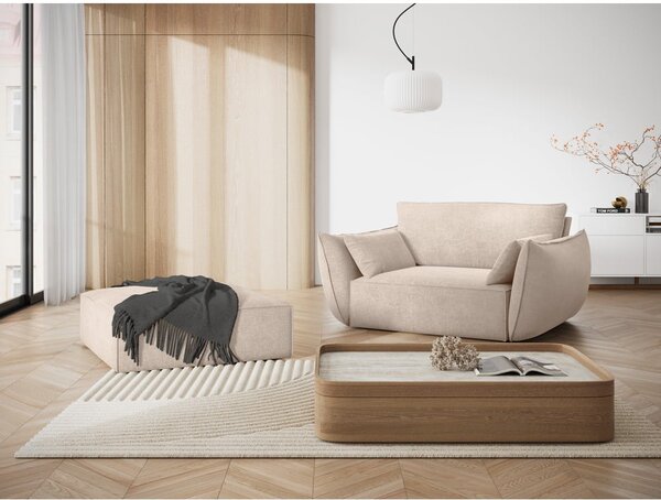 Bézs fotel Vanda – Mazzini Sofas