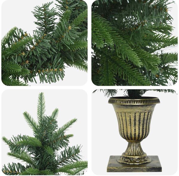 Mini Karácsonyfa 120 cm PVC és PE Zöld