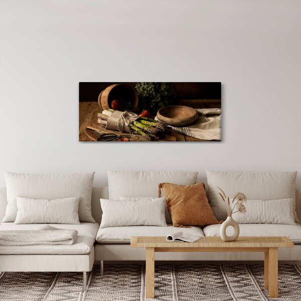 Spárga az asztalon képe (120x50 cm)