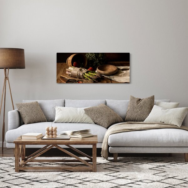 Spárga az asztalon képe (120x50 cm)