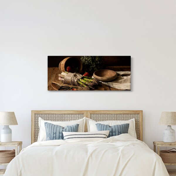 Spárga az asztalon képe (120x50 cm)