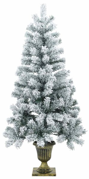Mini karácsonyfa szett 120 cm PVC Zöld és Fehér