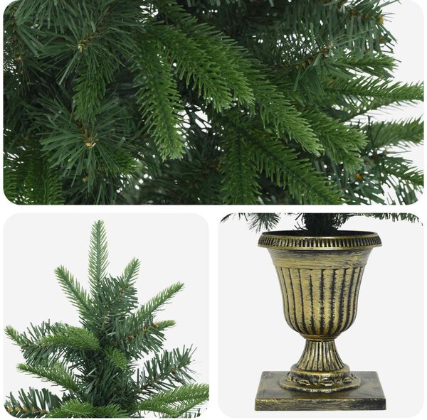 Mini Karácsonyfa 120 cm PVC és PE Zöld