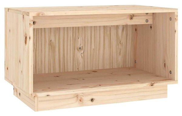 Tömör fenyőfa TV-szekrény 60 x 35 x 35 cm