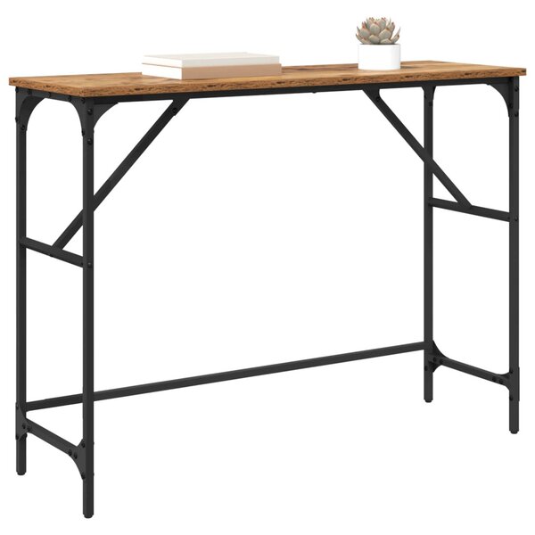 Konzolasztal Öreg fa 100 x 32 x 75 cm Szerelt Fa