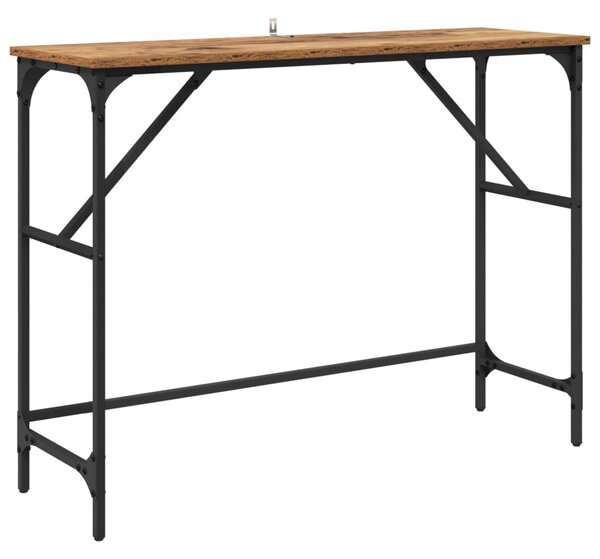 Konzolasztal Öreg fa 100 x 32 x 75 cm Szerelt Fa