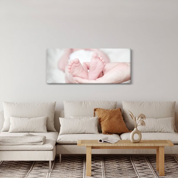 A baba lábának képe (120x50 cm)