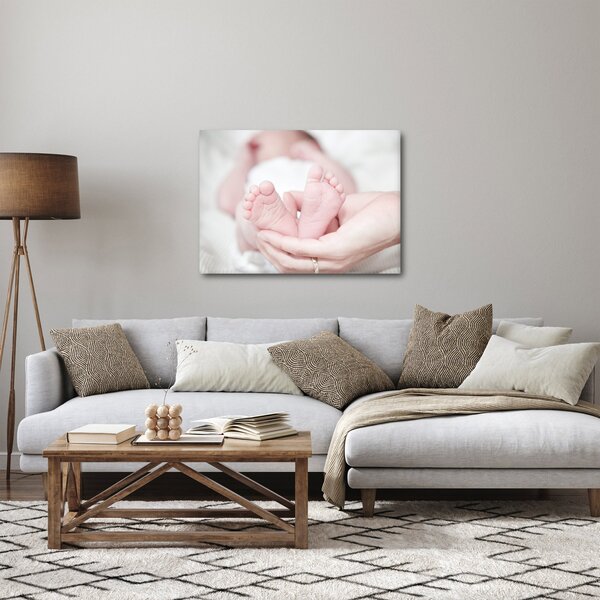 A baba lábának képe (70x50 cm)